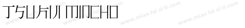 Tsukiji mincho字体转换